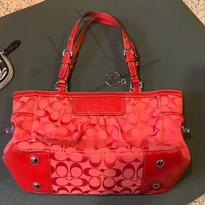 Red Coach Purse